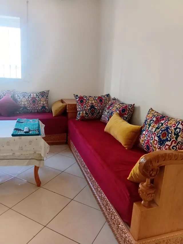 Main living space inside the HiTanger Affordable Minimalist Apartment.